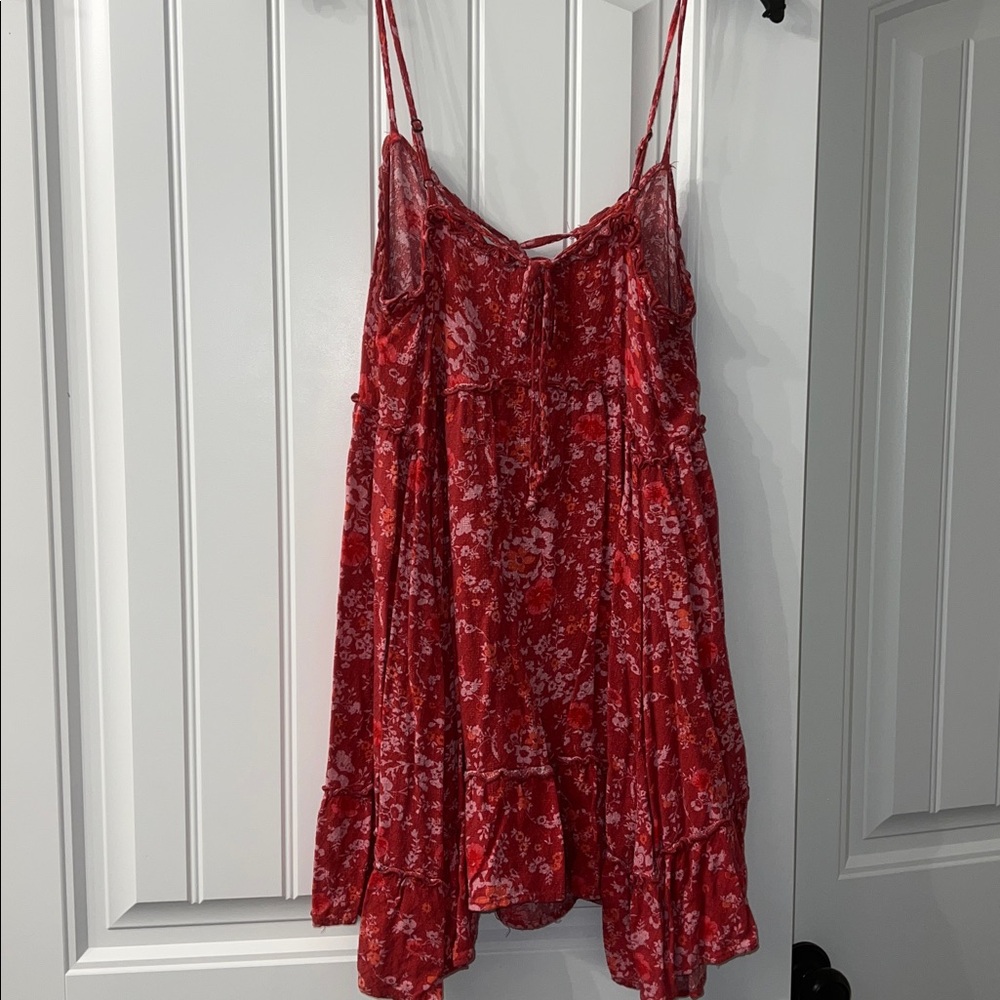 Wild Fable Red Floral Dress